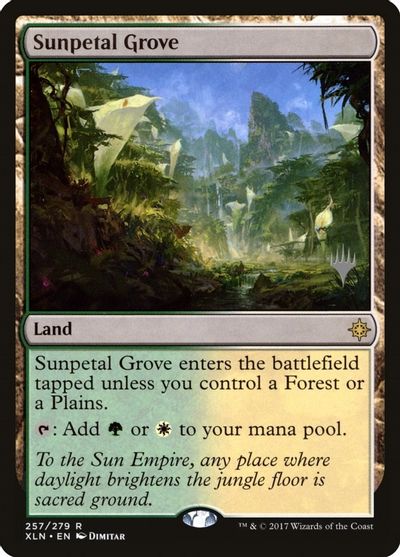 Sunpetal Grove card art