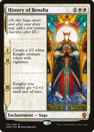 History of Benalia card art