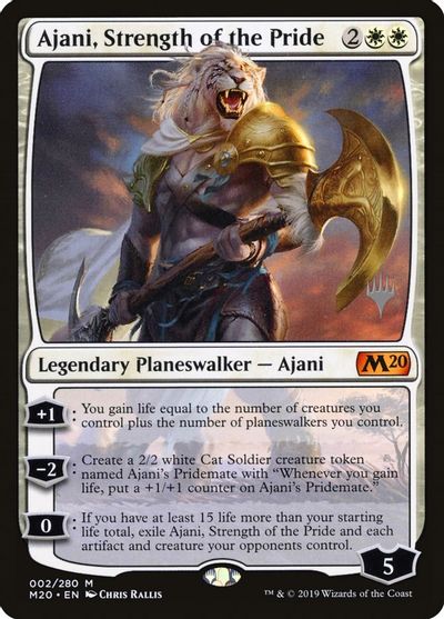 Ajani, Strength of the Pride card art