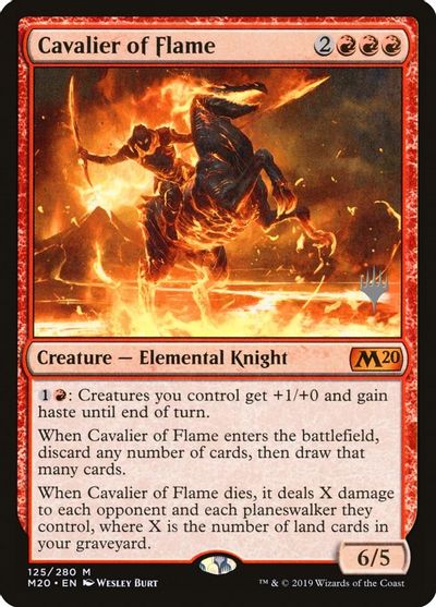 Cavalier of Flame card art
