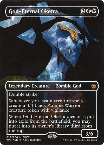 God-Eternal Oketra (SDCC 2019 Exclusive) card art