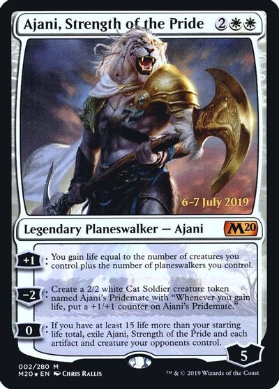 Ajani, Strength of the Pride card art