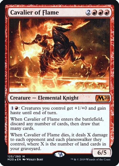 Cavalier of Flame card art
