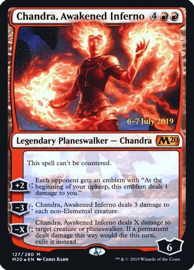Chandra, Awakened Inferno card art