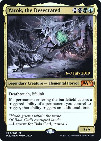 Yarok, the Desecrated card art