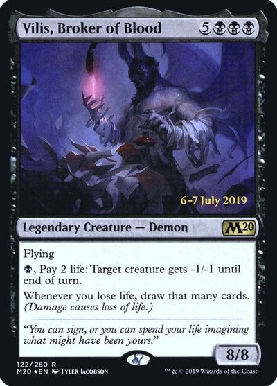 Vilis, Broker of Blood card art