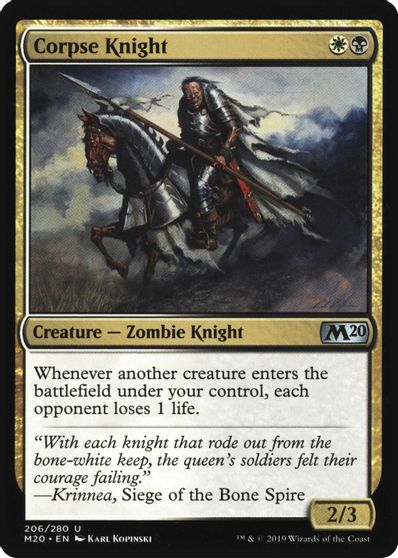 Corpse Knight (2/3 Misprint) card art