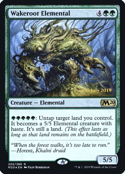 Wakeroot Elemental card art