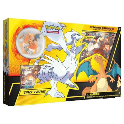 Reshiram & Charizard GX Figure Collection card art