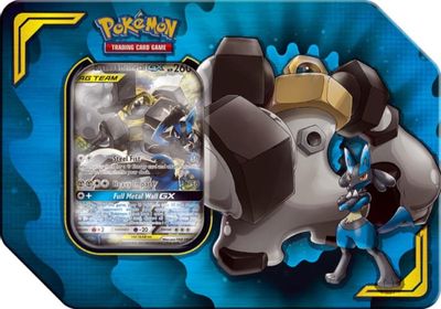 Power Partnership Tin [Lucario & Melmetal GX] card art
