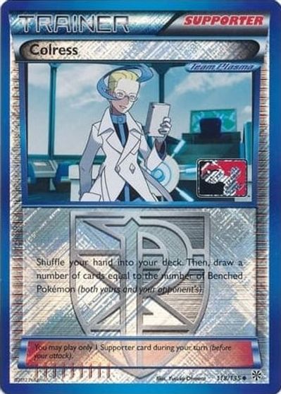 Colress - 118/135 (League Promo) card art