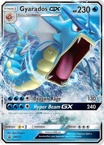 Gyarados GX - SM212 card art