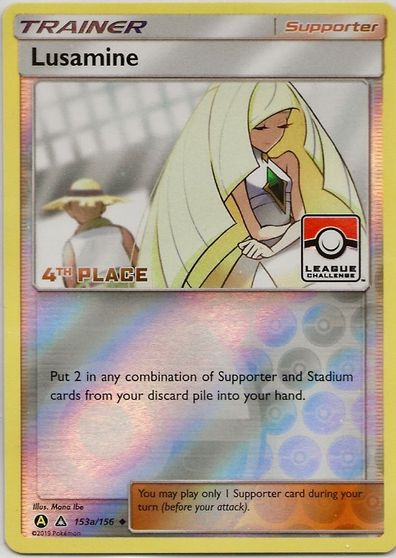 Lusamine - 153a/156 (League Challenge) [4th Place] card art