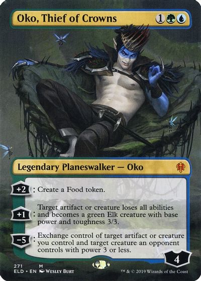 Oko, Thief of Crowns (Borderless) card art