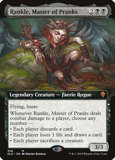 Rankle, Master of Pranks (Extended Art) card art
