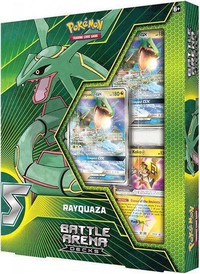 Battle Arena Deck: Rayquaza GX card art