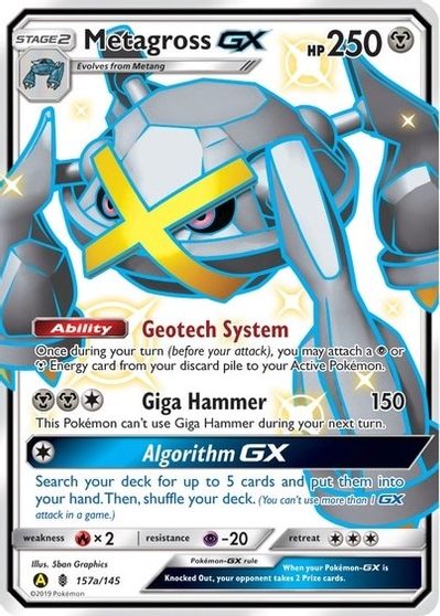 Metagross GX - 157a/145 card art