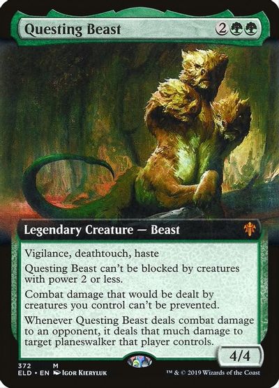 Questing Beast (Extended Art) card art