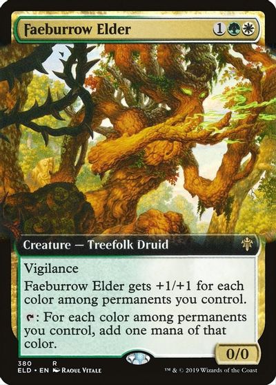 Faeburrow Elder (Extended Art) card art