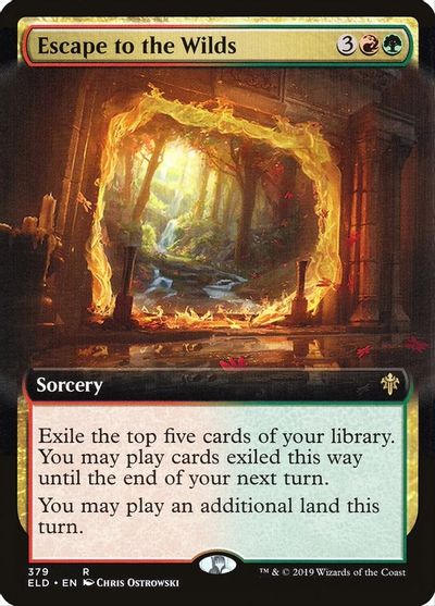 Escape to the Wilds (Extended Art) card art