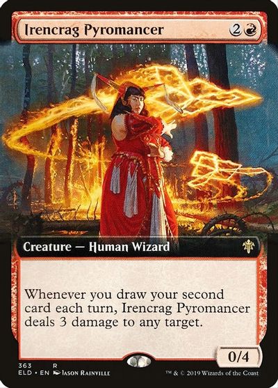 Irencrag Pyromancer (Extended Art) card art