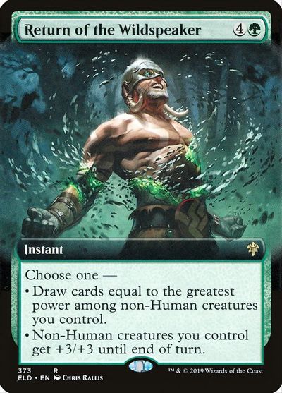 Return of the Wildspeaker (Extended Art) card art