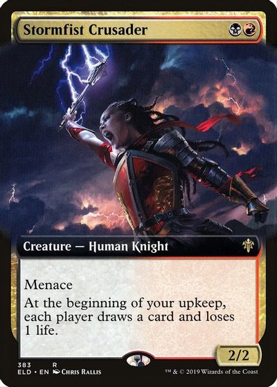 Stormfist Crusader (Extended Art) card art