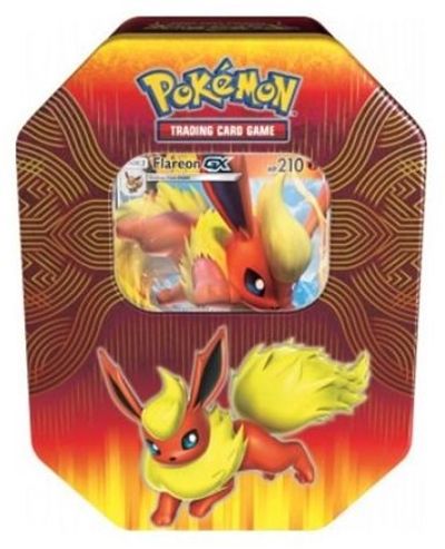 Elemental Power Tin [Flareon GX] card art