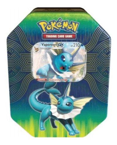 Elemental Power Tin [Vaporeon GX] card art