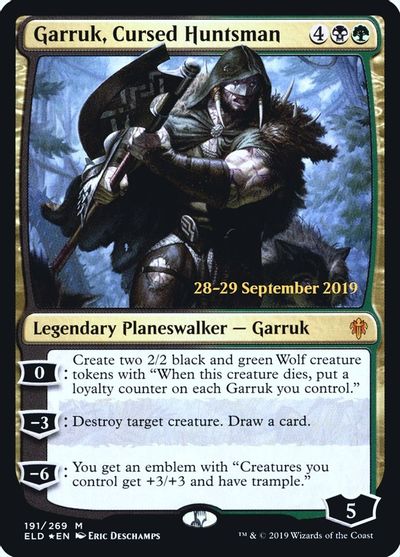 Garruk, Cursed Huntsman card art