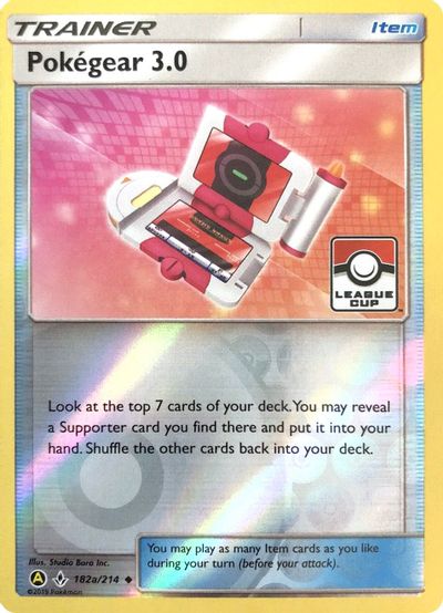 Pokegear 3.0 - 182a/214 (League Cup) card art