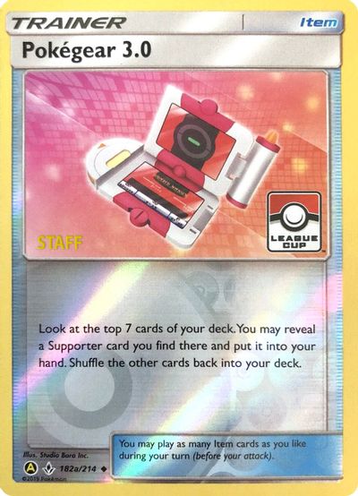 Pokegear 3.0 - 182a/214 (League Cup) [Staff] card art