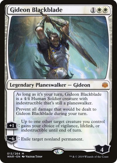 Gideon Blackblade card art