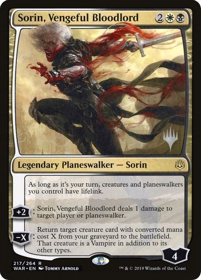 Sorin, Vengeful Bloodlord card art