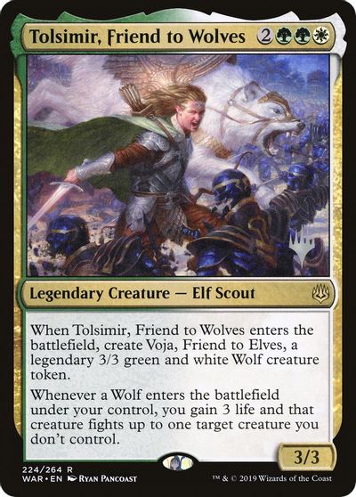 Tolsimir, Friend to Wolves card art