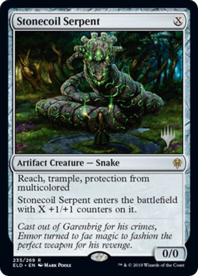 Stonecoil Serpent card art