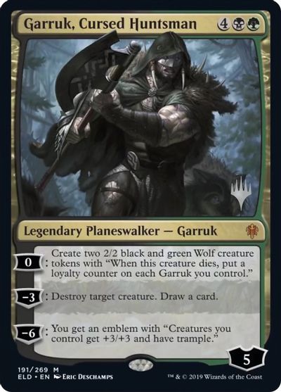 Garruk, Cursed Huntsman card art