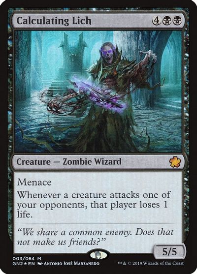 Calculating Lich card art