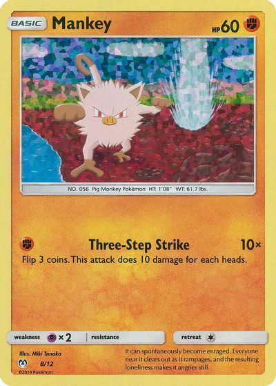Mankey - 8/12 card art