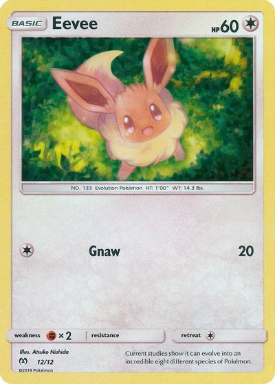 Eevee - 12/12 card art