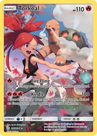 Torkoal (Secret) card art