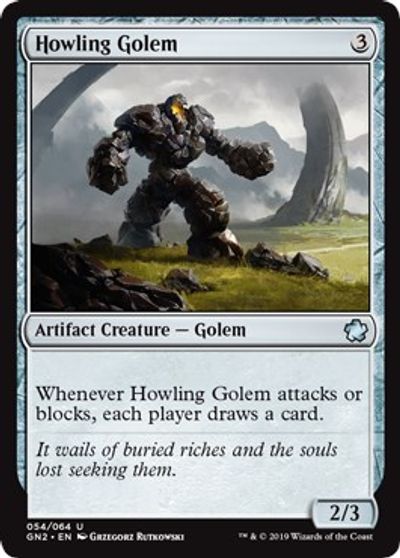 Howling Golem card art