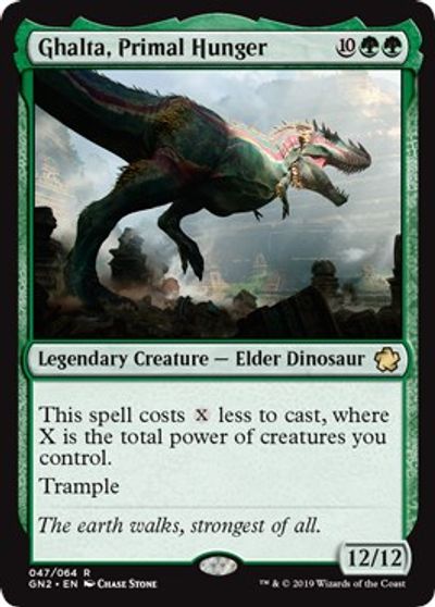 Ghalta, Primal Hunger card art