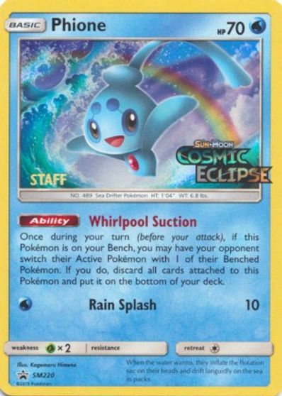 Phione - SM220 (Prerelease) [Staff] card art