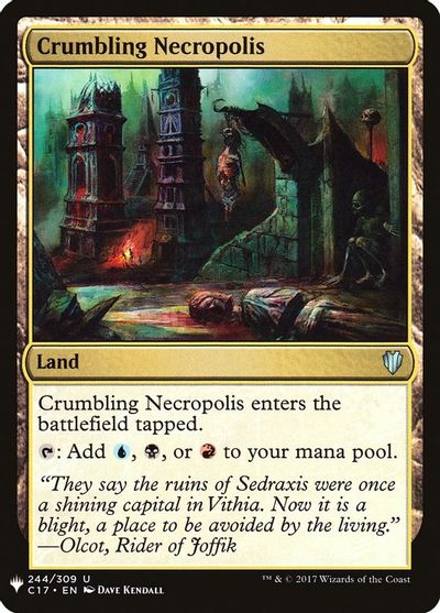 Crumbling Necropolis card art