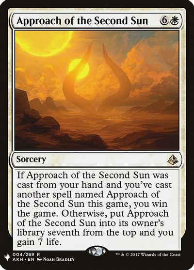Approach of the Second Sun card art