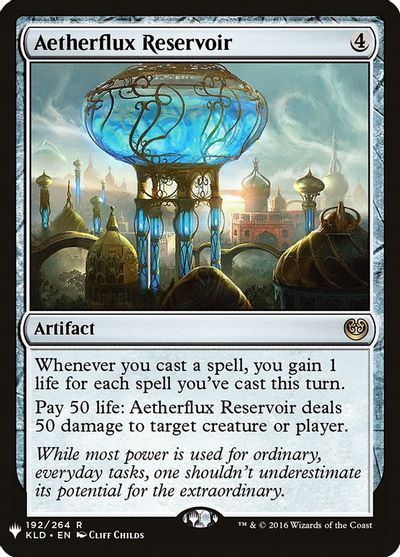 Aetherflux Reservoir card art