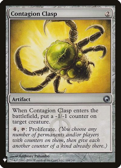 Contagion Clasp card art