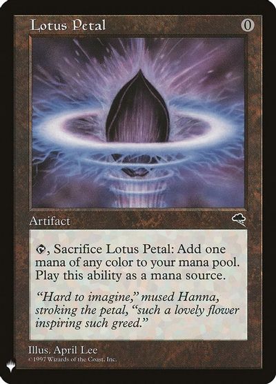 Lotus Petal card art