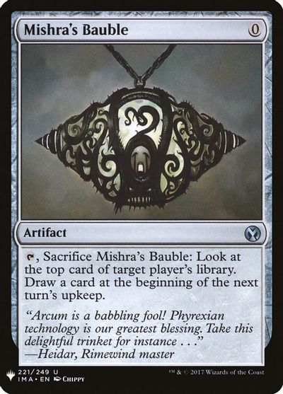 Mishra's Bauble card art